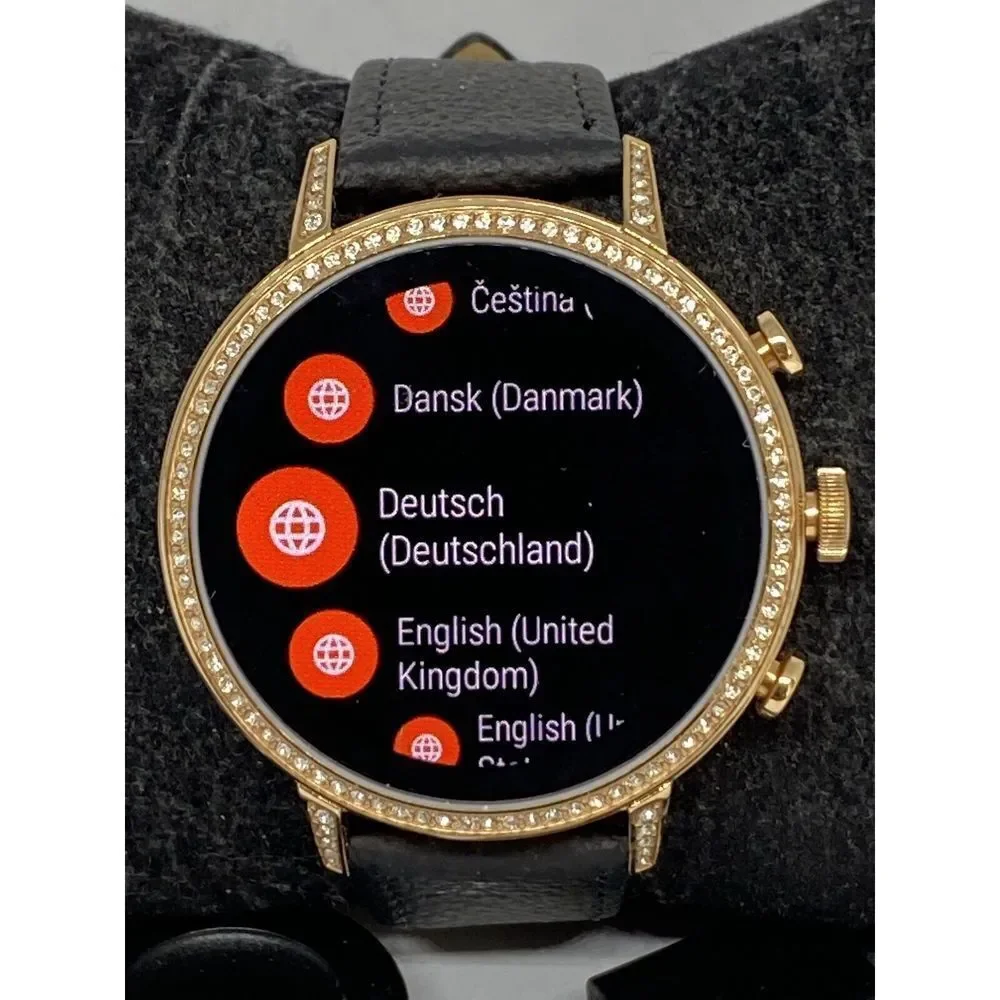 Fossil Gen 4 Authentic Digital Dial Smart Watch Custom Band FTW6015 LT295